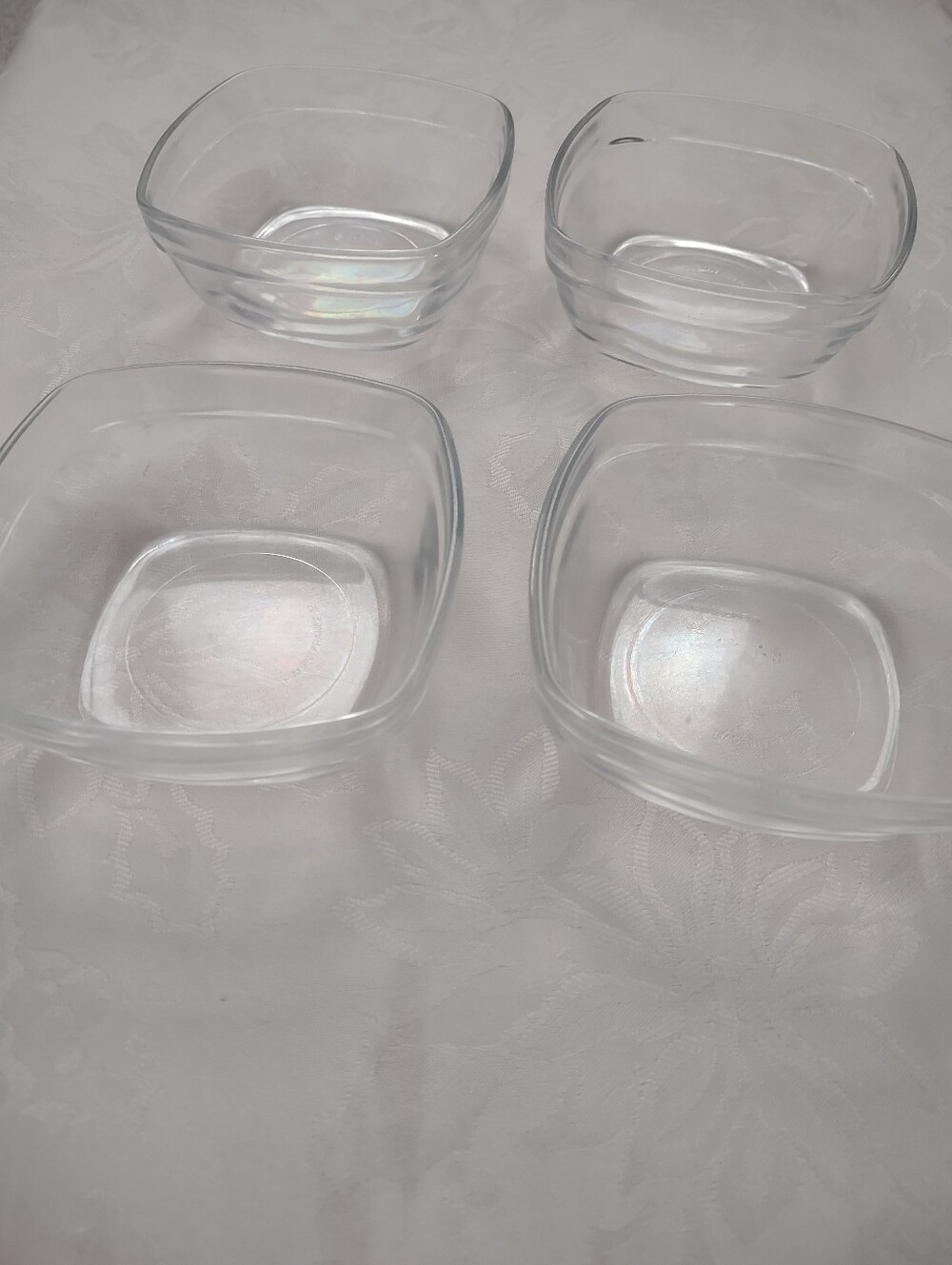 Made In France Vintage Duralex Square Bowls